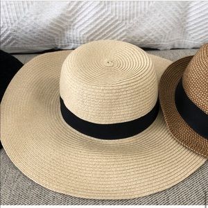 Natural Wide Brim Hat